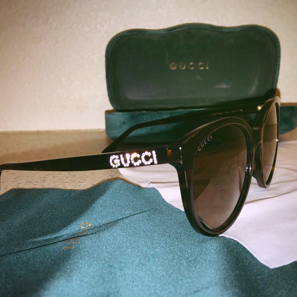 Gucci Accessories - Gucci Crystal Sunglasses